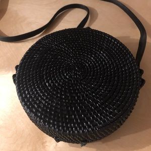Woven Rattan round bag